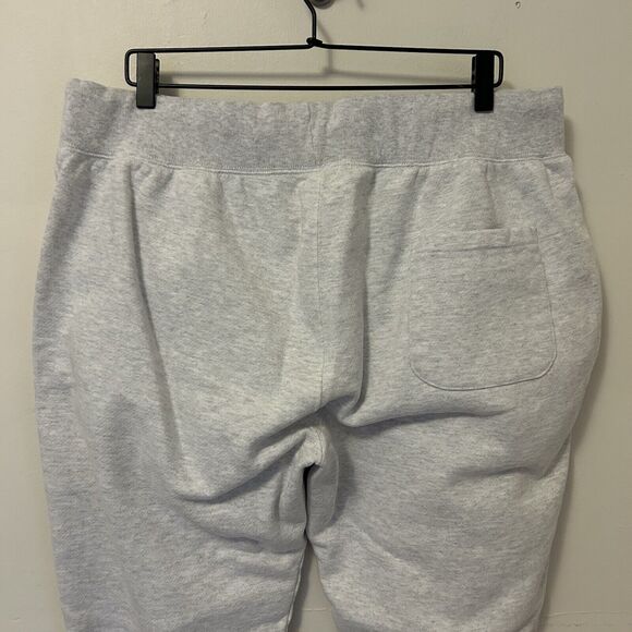 Champion Reverse Weave Gray Jogger Heavyweight Sweatpants Gray XXL - Small Stain - Picture 4 of 9